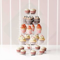 Alzata Cupcake con Tubo Centrale