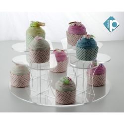 Alzata Cupcake Modello 4 Cuori